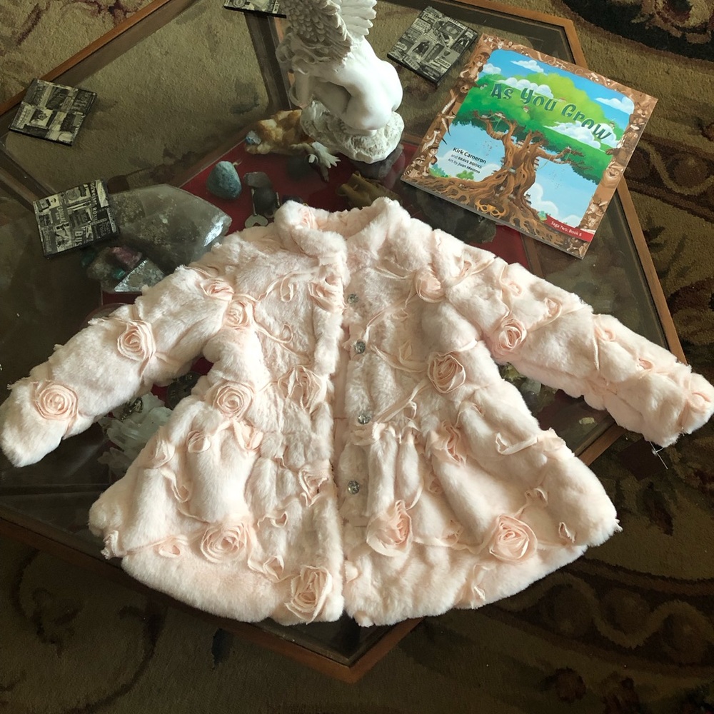 New with tags Biscotti Collection faux fur toddler jacket.